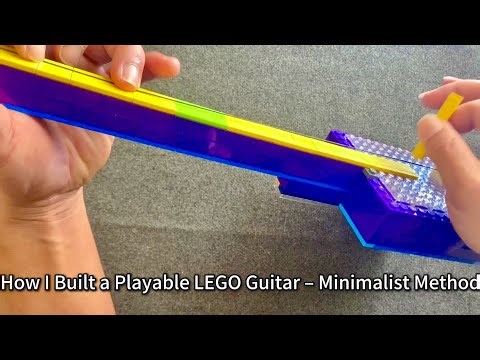 How I Built a Playable LEGO Guitar – Minimalist Method | Tutorial