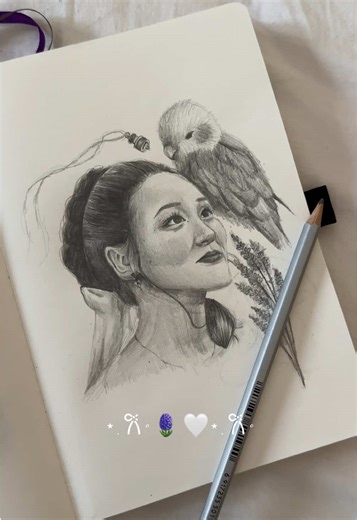 She’s so ethereal instagram #bridgertonseason4 #sophiebaek #sketchbook #fyp #relatable @Yerin Ha