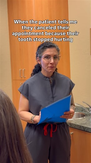 Periodontist & Implant Surgeon | Dr. Malek, DMD on Instagram: "Pain disappearing doesn’t mean the problem did. It usually just means the nerve tapped out. 😬🦷 Colleagues, you know the internal pause before the explanation. Patients, we promise we’re not being dramatic, we’re trying to keep small problems from becoming big ones. Malek Periodontics 📍20100 N 51st Ave F650, Glendale, AZ 85308 📱(623) 362-8969 🌐malekperiodontics.com . . . . . #malekperiodontics #periodontics #periodontist #dentals