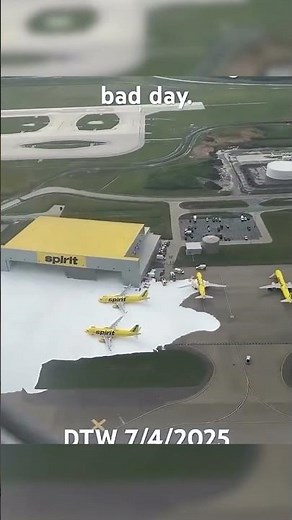 Hangar Foam Disaster: Massive Fire‑Suppression Foam Release Caught on Camera