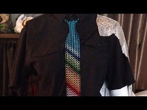 How to Make A Chainmail Tie Tutorial