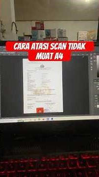 Cara Menggabungkan 2 Hasil Scan Menjadi 1 Kertas F4 di Photoshop (Contoh SKCK)