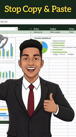 STOP COPY & PASTE in Excel | Excel Trick 08