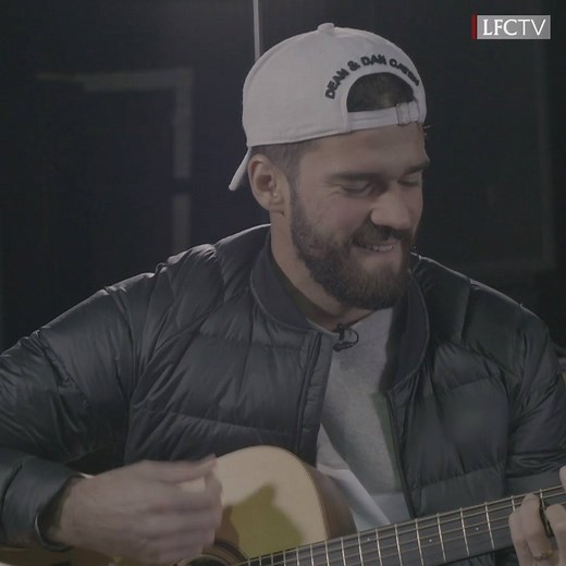 759K views · 10K reactions | Allez, Allez, Allez...Jamie Webster featuring Alisson Becker!  You'll enjoy these next two minutes, Reds!  A truly unique and special session, watch in full: youtu.be/Lx89vb-zdNI | Liverpool FC | Facebook