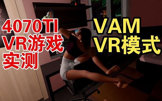 你们要的VAM来了！4070TI实测VAM的VR模式，VD串流pico4