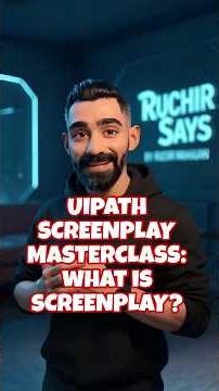 What Is UiPath ScreenPlay? 🤖 Agentic UI Automation Explained in 1 Minute (No Selectors!) #UiPath