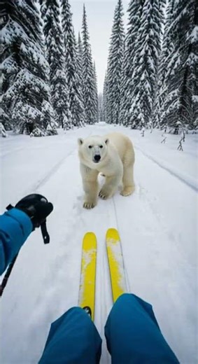 NO WAY😳 Watch this bear do tricks now #bear #viral #funny