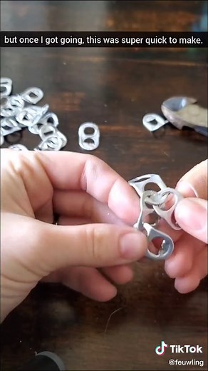 How To: Pop/Soda Tab Maille #howto #chainmail | Tabs