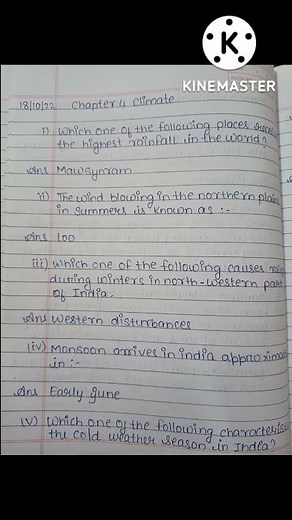 | ch 4 climate | class 9 | cbse | ncert | geography | # solution # | questions and answers | part 1