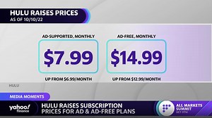 Hulu raises subscription fees for both ad and ad-free tiers