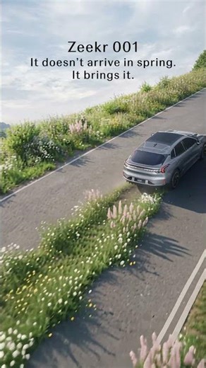 This spring, the road feels different. In the Zeekr 001.