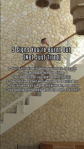 5 Hidden Signs You're BURNT OUT (Not Just Tired)