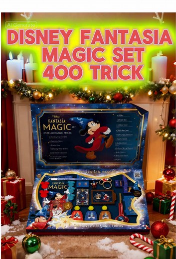DISNEY FANTASIA MAGIC SET, 400 TRICK!Celebrate Disney's 85th Anniversary with Fantasma Magic Experience the magic of Disney's
