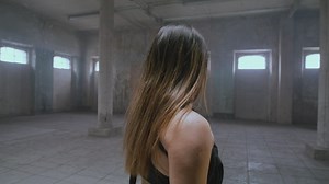 Woman dancing with a black dress - Free Stock Video