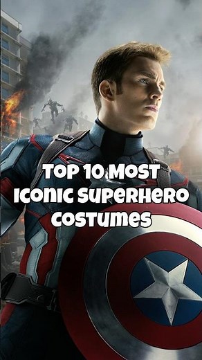 Top 10 Most Iconic Superhero Costumes 😱. #top10 #viral #avengers #marvel #marveluniverse