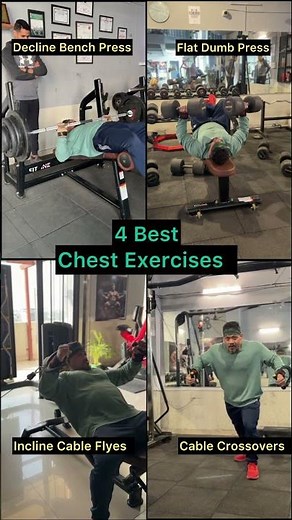 4 Best Chest Exercises for Complete Chest Development | Full Chest Workout #mukeshthakurvision
