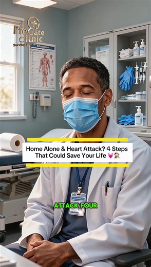 Home Alone & Heart Attack? 4 Steps That Could Save Your Life 💓🏠 If you feel a heart attack coming on while home alone, the first thing to do is call 911 immediately. Turn on the lights, unlock your doors, or open them. This helps first responders find your home quickly. Sit or lie down in a safe, comfortable position. Prevent falling or hitting your head if you lose consciousness. If you made it to this far, please hit the follow button and don’t forget to like and share. Thanks. Call a friend
