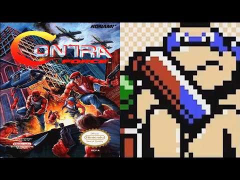 Contra Force - Teenage Mutant Ninja Turtles Edition (hack) - Michelangelo - Nes Playthrough