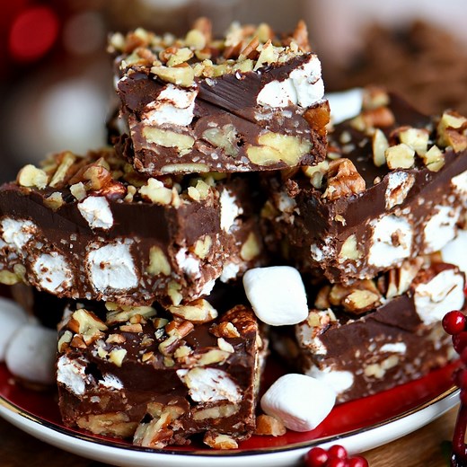 RECIPE ✅: https://www.momontimeout.com/heavenly-hash-truffle-bars-recipe/ When your sweet tooth strikes... strike back with these HEAVENLY HASH BARS! Soooo good and no bake too! | Mom On Timeout