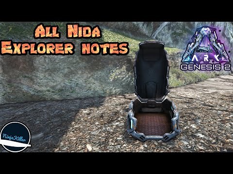 ARK: All 30 Nida explorer note locations on Genesis Part 2 in Ark Survival Evolved