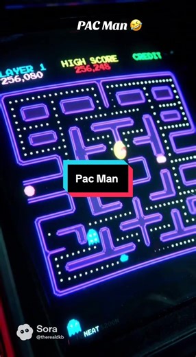 #arcade Sora #pacman high scores all day chomp chomp