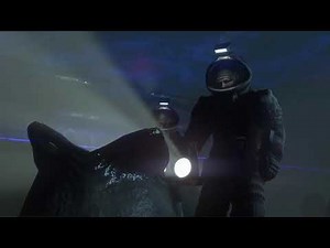 Alien-isolation face huger and egg scene