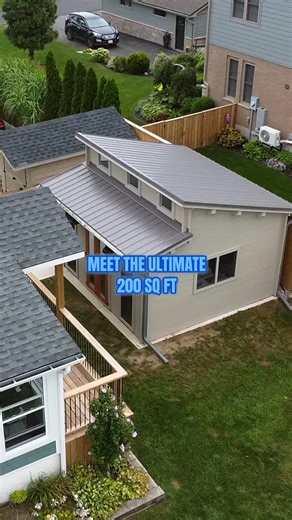 The ultimate 200 sq ft cabin that's actually affordable and you can build it with friends & family in a single weekend! Comment “rockwood199” and we'll send you details on this bunkie! #logcabin #lincolnlogs #guesthouse #viral #bunkie | Bunkie Life