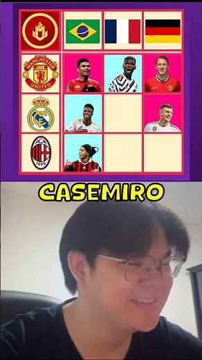 GUESS THE PLAYER! 🤯 Tic Tac Toe Ball Quiz