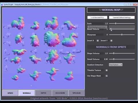 Sprite DLight Kickstarter - Instant normal maps for 2D graphics