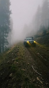 Do you know the sound of courage? It’s not a shout, not the roar of an engine; it’s the low, guttural growl of wheels clawing through mud, the steady rhythm of defiance echoing through a mist-choked forest. The road is no road at all, just a scar across the mountain’s flesh, winding between pines that seem to whisper old warnings. Every rock, every turn, feels deliberate, as if the earth itself were testing your resolve. The mist presses close, heavy and spectral, draping the world in a gray shr