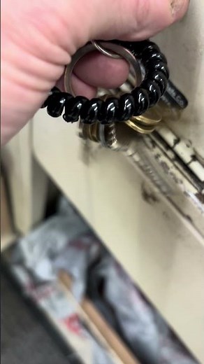 Install new lock on cash box for Family Dollar not an instructional video #allockandkeyco ￼