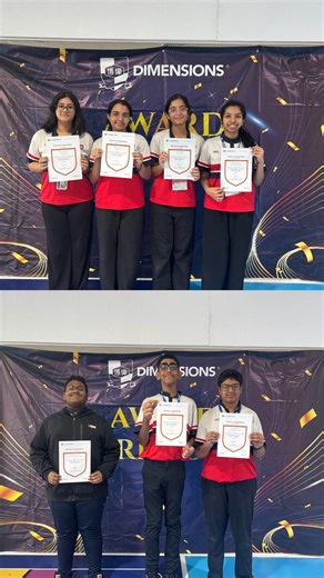 👏 Well done to our Secondary students! The Cambridge Science Competition is an exciting enrichment experience for aspiring young scientists, where students collaborate in teams to investigate real-world scientific topics relevant to their school or community. With a strong focus on sustainability, the competition empowers students to apply scientific thinking, problem-solving skills, and innovation to address real-life challenges—connecting classroom learning to meaningful impact. 🌍🧪 | DIMENS