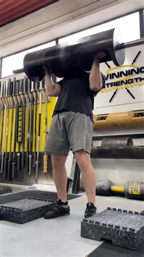 Power Clean | 4" Raise/Partial | Log