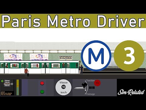 Paris Metro Driver Gameplay | Ligne 3 | Line 3 | Linie 3 | PMD v2.2