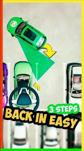 Reverse Into a 90 Perfectly Every Time #parking #drivingskills #tutorial