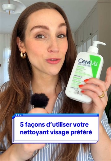 5 façons originales d'utiliser votre nettoyant visage