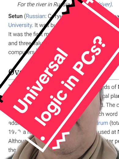 Universal logic in computes? 💪#philo #logic