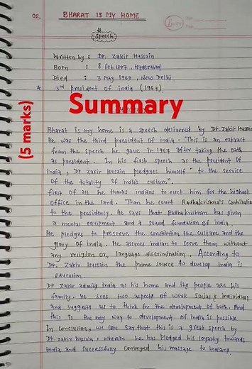 ## Summary of Bharat is my home ## class 12th # chapter -2# english # (bseb) 🔥💫💫