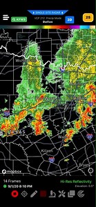 1.6K views · 35 reactions | One wave exists, two more approach. I will monitor these next rounds of showers and storms as they approach. They have shown severe attributes in warmer air - but should weaken as they move into the rain-cooled air of our area. | South Metro Weather | Facebook