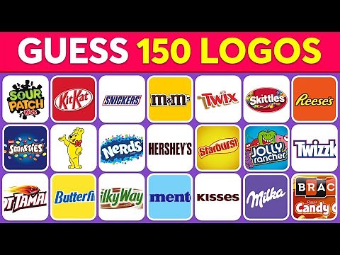 Guess the Logo in 3 Seconds | 150 Famous Candy Logo | Logo Quiz 2024