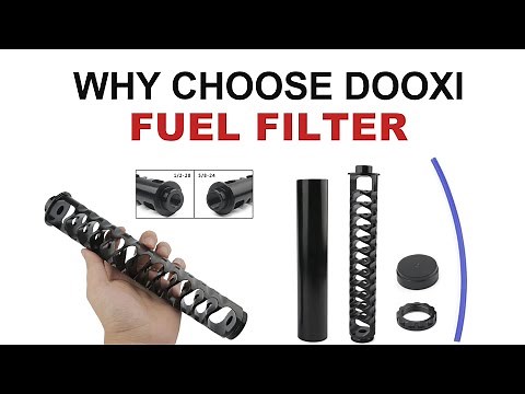 10-inch Spiral 1/2-28 5/8-24 Single-Core Fuel Filter For NaPa 4003 WIX 24003