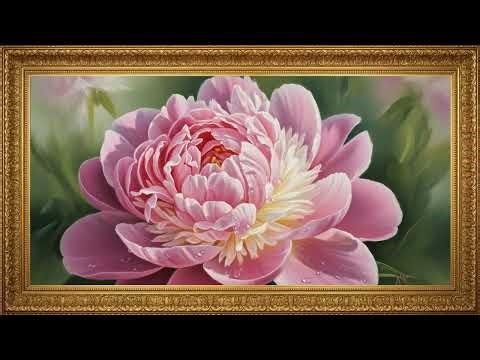 Elegant Flower Artwork | Relaxing Visual Display 120 Min