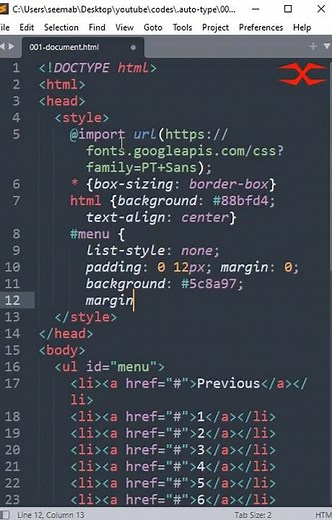Pagination Design | HTML CSS