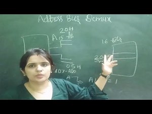 address bus demultiplexing | microprocessor 8085 | aasaan padhaai