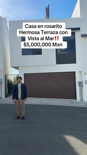 Casa en Rosarito: Terraza con Vista al Mar