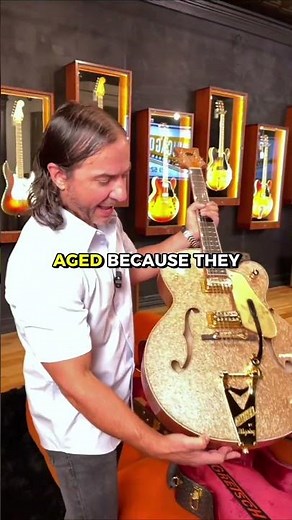 💖MIND BLOWN! Gretsch Falcon NOS Aged Champagne Sparkle Master Built by Chad Henrichsen