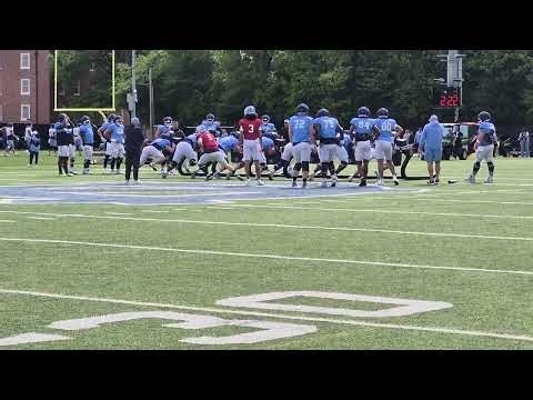 UNC spring football practice on April 7, 2006