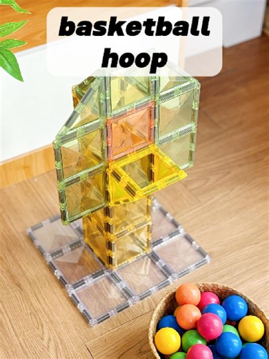Ultimate Magnetic Tile Basketball Challenge