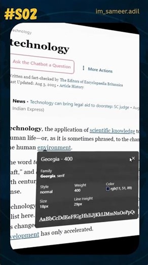 The ABSOLUTE BEST Way to Identify Fonts with this Chrome Extension || S02
