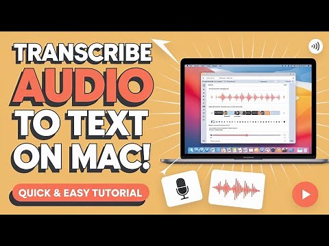 How To Transcribe Audio To Text On MAC | Speech To Text On MAC